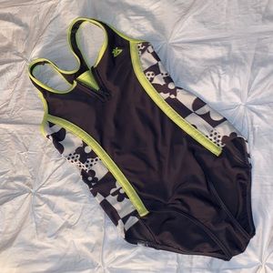 Girls gray swimsuit